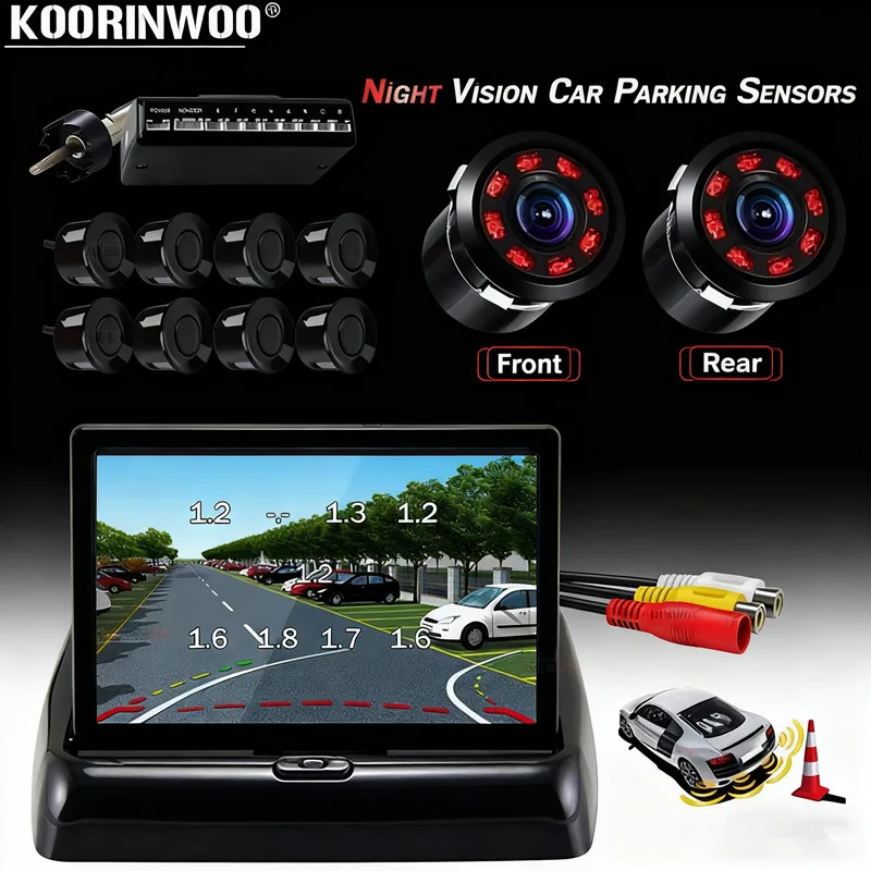 Koorinwoo ультразвуковой ЖК-дисплей Parktronics 4/8 автомобильные датчики 22 мм передний датчик детектор радара зеркальная камера передняя система звуков парковки
Koorinwoo ультразвуковой ЖК-дисплей Parktronics 4/8 автомобильные датчики 22 мм передний датчик детектор радара зеркальная камера передняя система звуков парковки