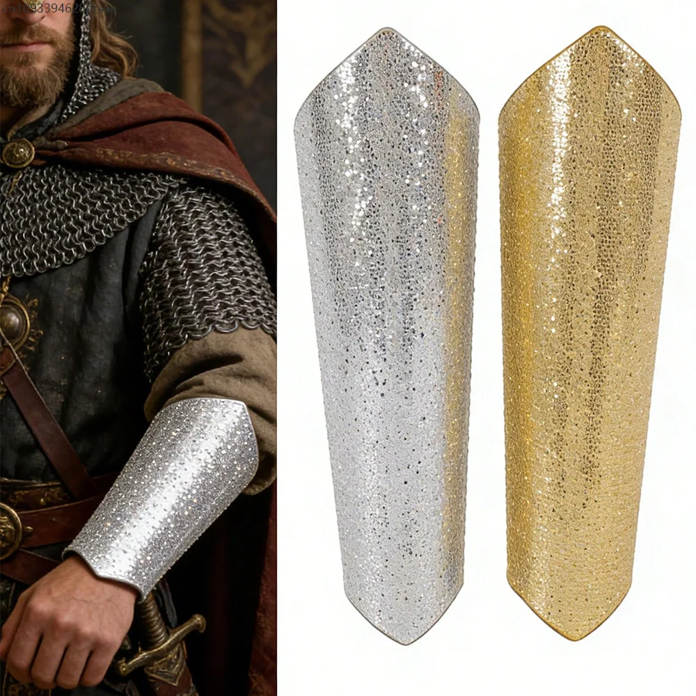 Medieval Silver Gold Wrist Guards Smooth Studded Leather Protective Gear Renaissance Knight Stage Cosplay Archery Props
Medieval Silver Gold Wrist Guards Smooth Studded Leather Protective Gear Renaissance Knight Stage Cosplay Archery Props