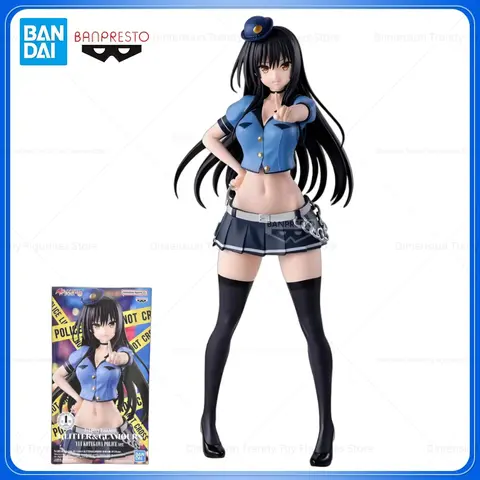 In Stock Bandai Banpresto Original GLITTER&GLAMOURS Anime To Love-Ru Darkness Kotegawa Yui Police Ver Action Figure Model Toy DT