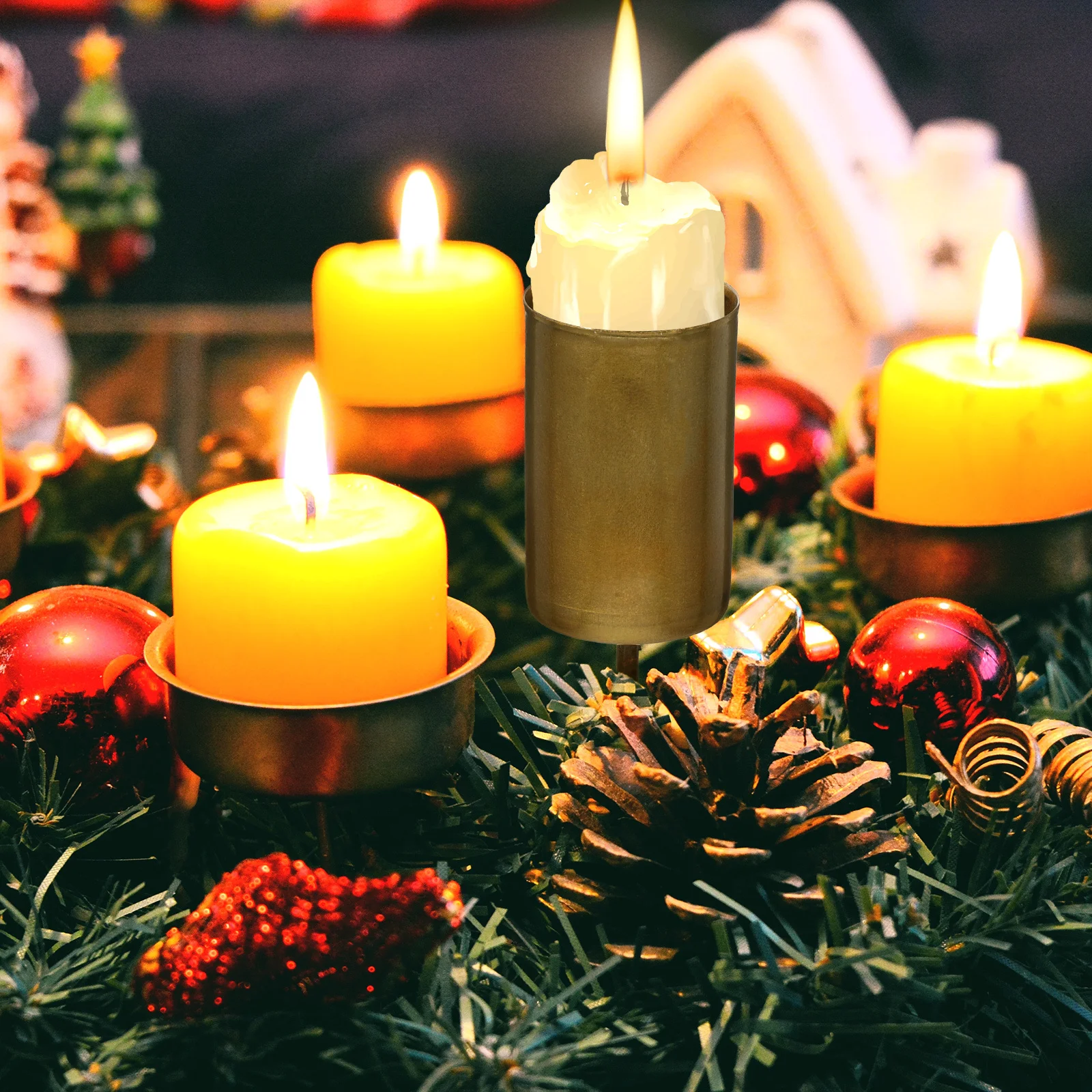 4Pcs Spike Cup Inserts Metal Holders Christmas Cylinder Decor Party Favors Christmas Tree Decor Party Favors
4Pcs Spike Cup Inserts Metal Holders Christmas Cylinder Decor Party Favors Christmas Tree Decor Party Favors