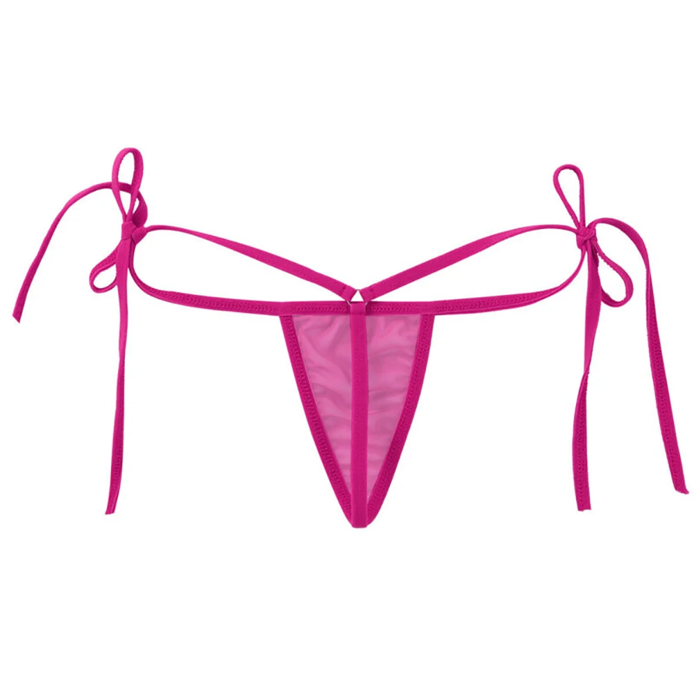 Breathable Comfortable Women Lace Up Briefs Simple Daily T-back G-string Female Lingerie Sexy Thongs Underwear
Breathable Comfortable Women Lace Up Briefs Simple Daily T-back G-string Female Lingerie Sexy Thongs Underwear