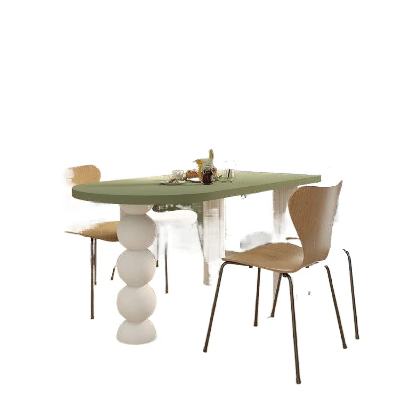 semi-round island table French living room solid wood household small apartment dining table simple rock slab dining table
semi-round island table French living room solid wood household small apartment dining table simple rock slab dining table