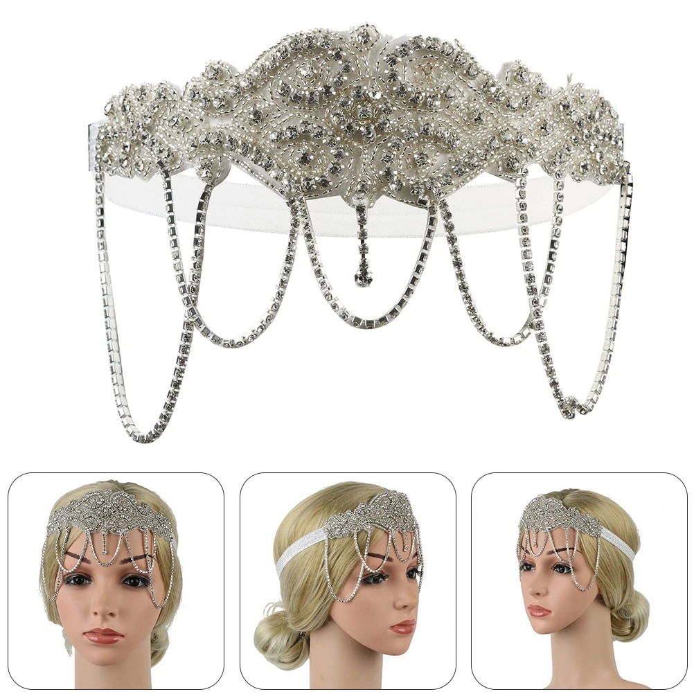 Rhinestone Forehead Women Headb s Vintage 1920s Tassel Hair Accessories Retro Bride Rhinestone Headb s Wedding Party
Rhinestone Forehead Women Headb s Vintage 1920s Tassel Hair Accessories Retro Bride Rhinestone Headb s Wedding Party