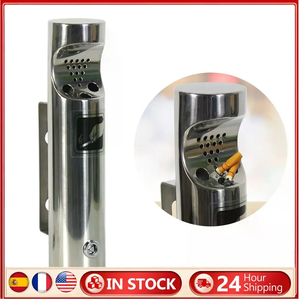 Wall Mounted Patio Public Cigarette Ash Tray Stainless Steel Cigarette Ashtray Waterproof for Mall Hotel Elevator Entrance
Wall Mounted Patio Public Cigarette Ash Tray Stainless Steel Cigarette Ashtray Waterproof for Mall Hotel Elevator Entrance
