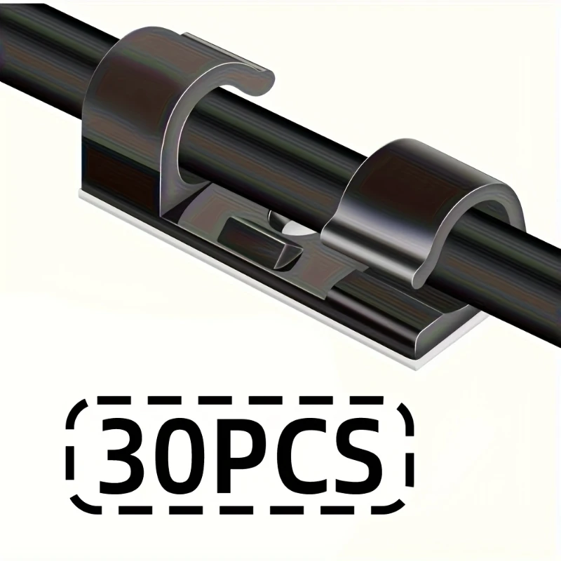 Adhesive Cable Clips Wire Holder for Wall Clear Strong Self-Adhesive Stickers Cord Management Organizer for Desk Car Office Home
Adhesive Cable Clips Wire Holder for Wall Clear Strong Self-Adhesive Stickers Cord Management Organizer for Desk Car Office Home