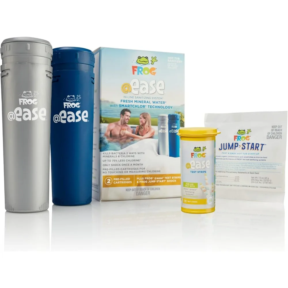 FROG @Ease In-Line Sanitizing System for Hot Tubs | CYA-Free SmartChlor Mineral System for Marquis/Caldera Up to 600 Gallons
FROG @Ease In-Line Sanitizing System for Hot Tubs | CYA-Free SmartChlor Mineral System for Marquis/Caldera Up to 600 Gallons