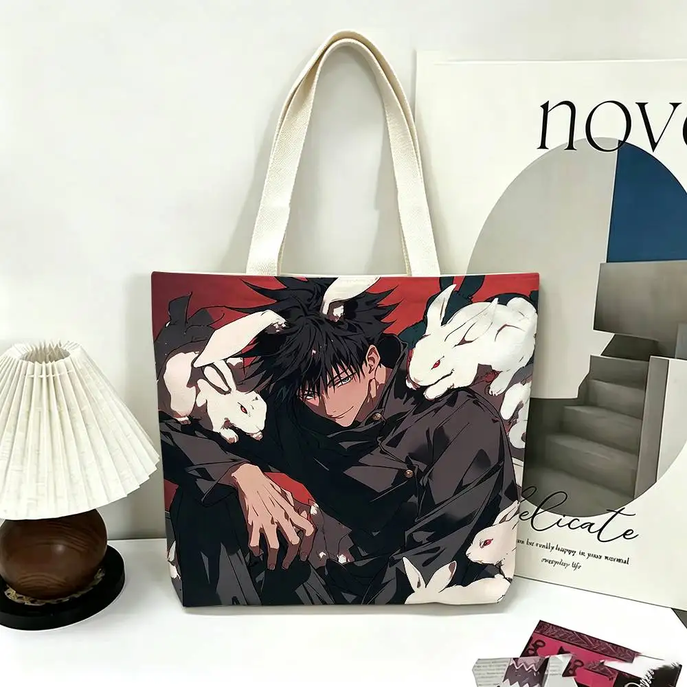 Fushiguro Megumi Anime Printed Canvas Tote Bag Shoulder Bag Commuter Mommy Shopping Bag
Fushiguro Megumi Anime Printed Canvas Tote Bag Shoulder Bag Commuter Mommy Shopping Bag