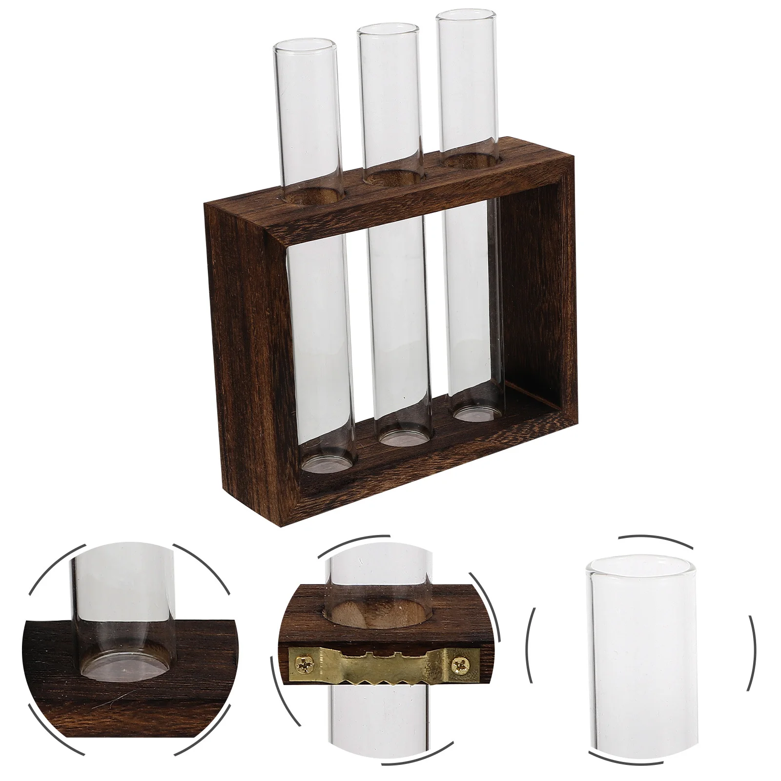 1 Set Hydroponic Test Tube Vase Clear Glass Flower Vases For Home Decor Plant Terrarium With Wooden Stand Glass Wall Vase Indoor
1 Set Hydroponic Test Tube Vase Clear Glass Flower Vases For Home Decor Plant Terrarium With Wooden Stand Glass Wall Vase Indoor