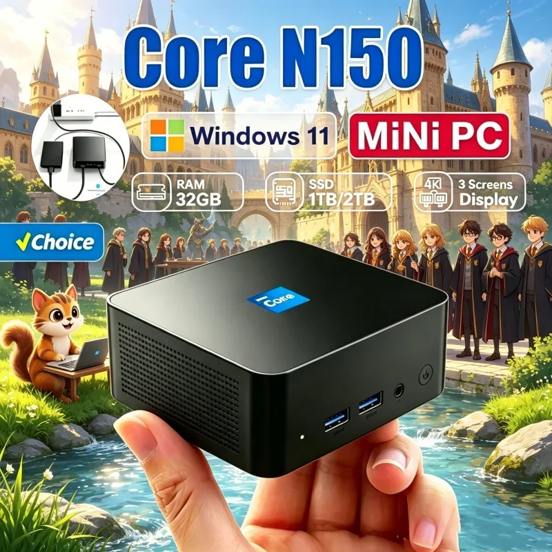 2026 Magnificent Core N150 MINI PC Windows 11 Pro Elegant Transportable Workstation Roomful RAM 1TB SSD Enduring WIFI 6
2026 Magnificent Core N150 MINI PC Windows 11 Pro Elegant Transportable Workstation Roomful RAM 1TB SSD Enduring WIFI 6