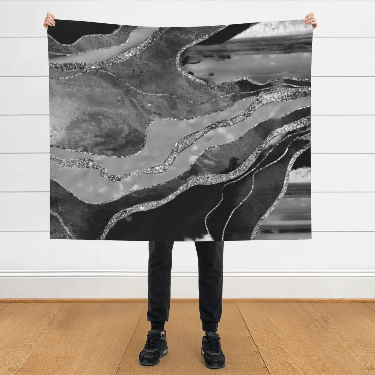 Gray Black White Marble Agate Silver Glitter Glam #1 (Faux Glitter) #decor #art Throw Blanket For Baby Hairy Warm Blankets
Gray Black White Marble Agate Silver Glitter Glam #1 (Faux Glitter) #decor #art Throw Blanket For Baby Hairy Warm Blankets