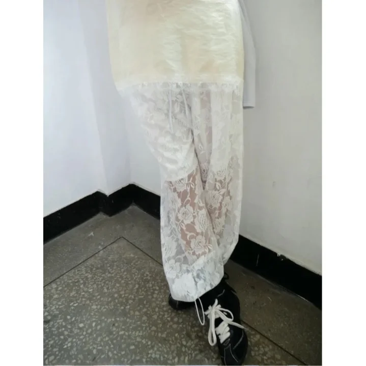 Dreamy Rose Floral Lace Casual Long Pants Straight Leg Sun Protection Trousers Lined Japanese Style Sweet Summer New Arrival
Dreamy Rose Floral Lace Casual Long Pants Straight Leg Sun Protection Trousers Lined Japanese Style Sweet Summer New Arrival