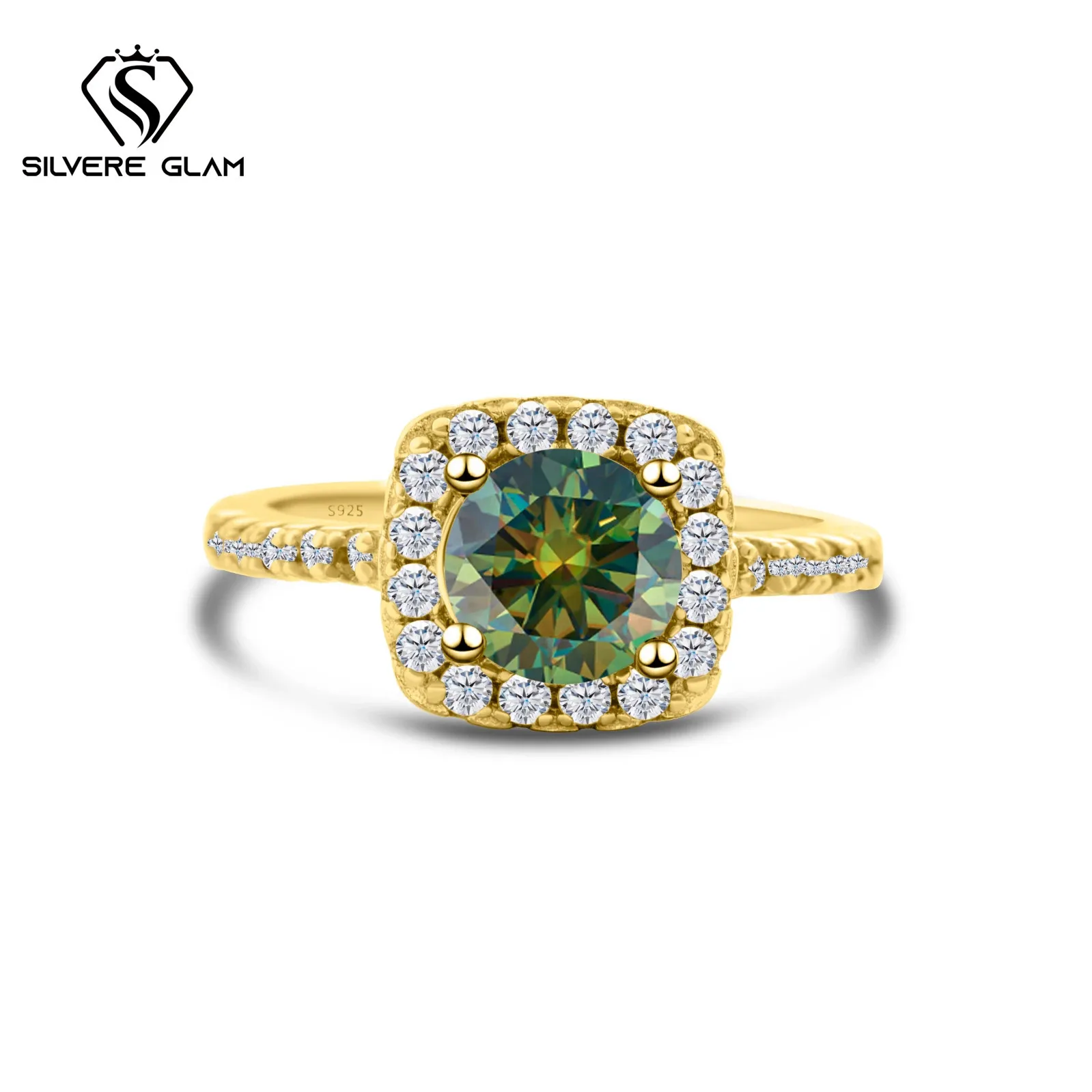 Real Moissanite 925 Sterling Silver Ring For Women Square Round 1CT D Color Brilliant Diamond Finger Band Wedding Jewelry Gift
Real Moissanite 925 Sterling Silver Ring For Women Square Round 1CT D Color Brilliant Diamond Finger Band Wedding Jewelry Gift