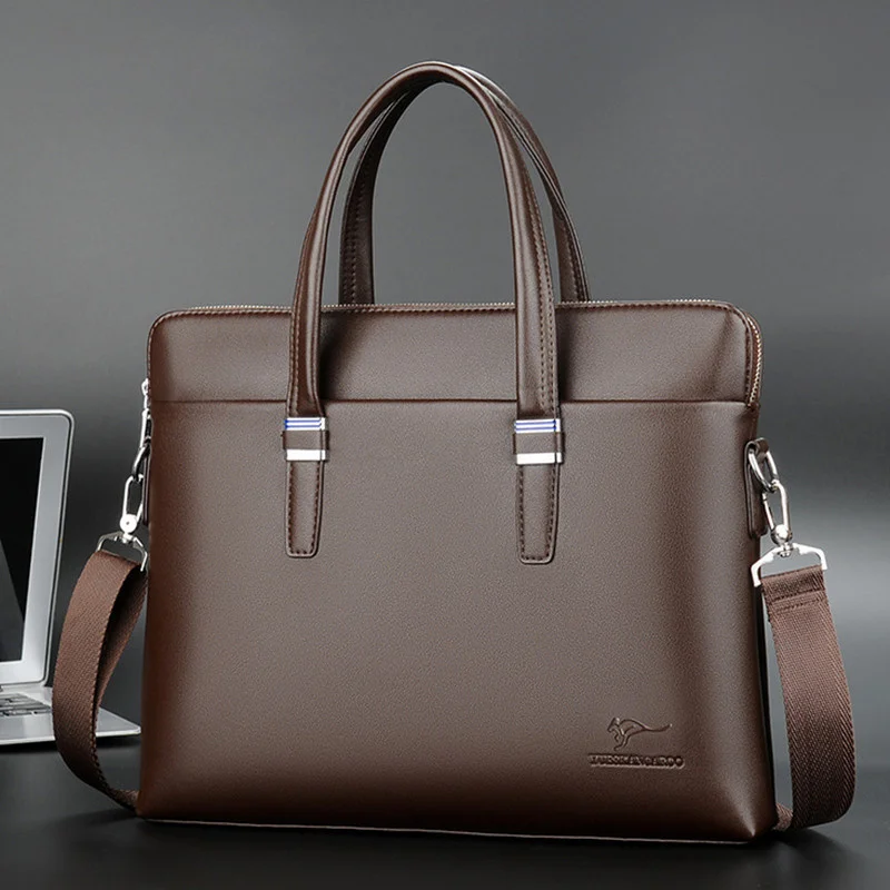 Business Zipper Briefcases Bag For Men Luxury Soft Leather Handbag Vintage Man Shoulder Messenger Office Laptop Tote
Business Zipper Briefcases Bag For Men Luxury Soft Leather Handbag Vintage Man Shoulder Messenger Office Laptop Tote