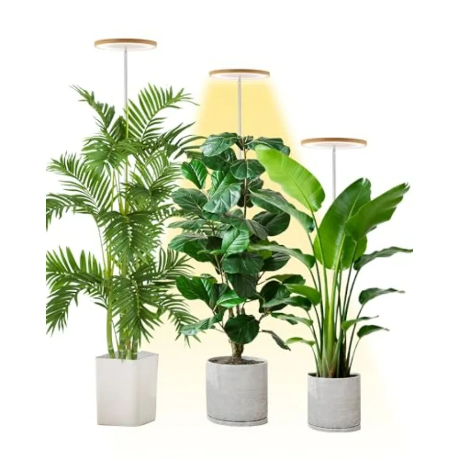 Full Spectrum LED Grow Light for Indoor Plants Height Adjustable with Automatic Timer 5V Low Safe Voltage Ideal for Large Plant
Full Spectrum LED Grow Light for Indoor Plants Height Adjustable with Automatic Timer 5V Low Safe Voltage Ideal for Large Plant