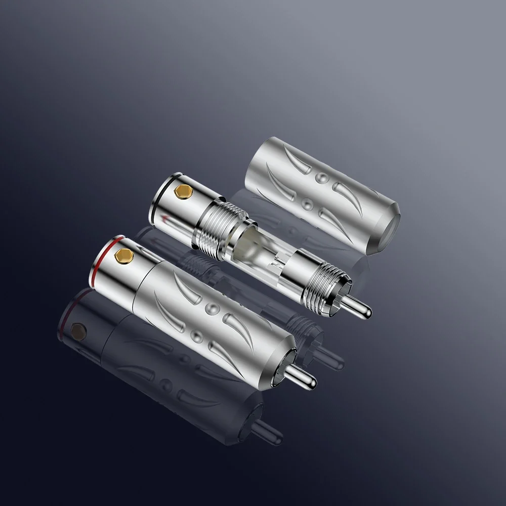 VIBORG VR109R/G Высококачественный аудиоразъем RCA из чистой меди с золотым/родиевым покрытием
VIBORG VR109R/G Высококачественный аудиоразъем RCA из чистой меди с золотым/родиевым покрытием