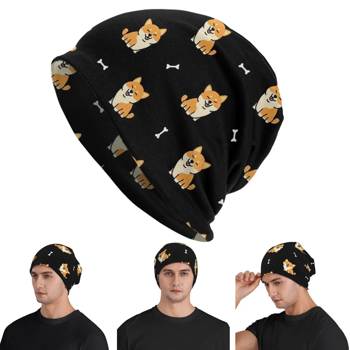 Shiba Inu Pattern Skullies Beanies Hats Warm Autumn Winter Outdoor Cap Knitted Bonnet Caps for Unisex Adult
Shiba Inu Pattern Skullies Beanies Hats Warm Autumn Winter Outdoor Cap Knitted Bonnet Caps for Unisex Adult