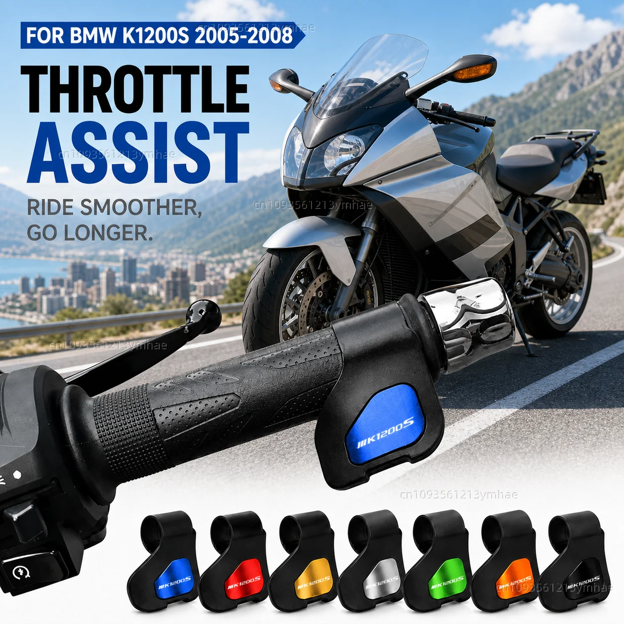FOR BMW K1200S 2005-2008 Motorcycle Throttle Assistant Clip Labor Saver Acceleration Labor-saving Auxiliary Handle Grip Control
FOR BMW K1200S 2005-2008 Motorcycle Throttle Assistant Clip Labor Saver Acceleration Labor-saving Auxiliary Handle Grip Control