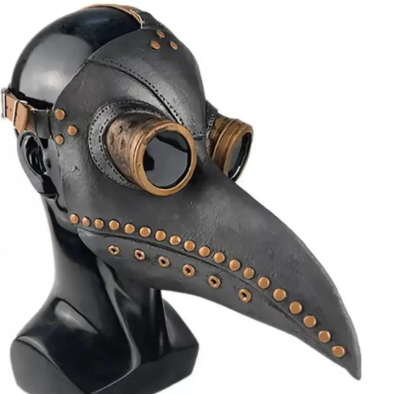 Halloween Plague Doctor Masks PU Leather Medieval Steampunk Mask For Face Fashion Bird Beak Mask Halloween Cosplay Prop Mask
Halloween Plague Doctor Masks PU Leather Medieval Steampunk Mask For Face Fashion Bird Beak Mask Halloween Cosplay Prop Mask