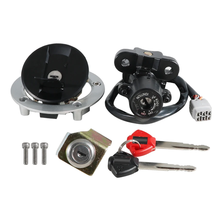 For Suzuki GSXR600 GSXR750 GSXR1000 OEM:37101-40820 37101-40821 37101-40830 Motorcycle Parts Key Fuel Cap Kit Ignition Switch
For Suzuki GSXR600 GSXR750 GSXR1000 OEM:37101-40820 37101-40821 37101-40830 Motorcycle Parts Key Fuel Cap Kit Ignition Switch