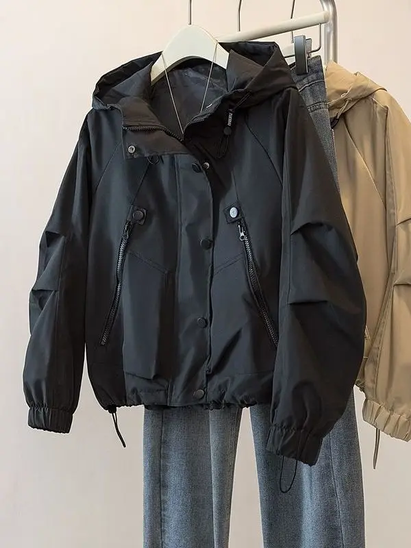 plus Size American Casual Workwear Jaet Loose Fit Spring Autumn ex Hooded Windbreaker Coat Youth Faion Spring 2026
plus Size American Casual Workwear Jaet Loose Fit Spring Autumn ex Hooded Windbreaker Coat Youth Faion Spring 2026