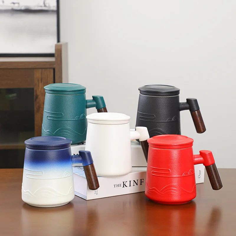 Special men's and women's office tea cup with lid filter mug business gift
Special men's and women's office tea cup with lid filter mug business gift