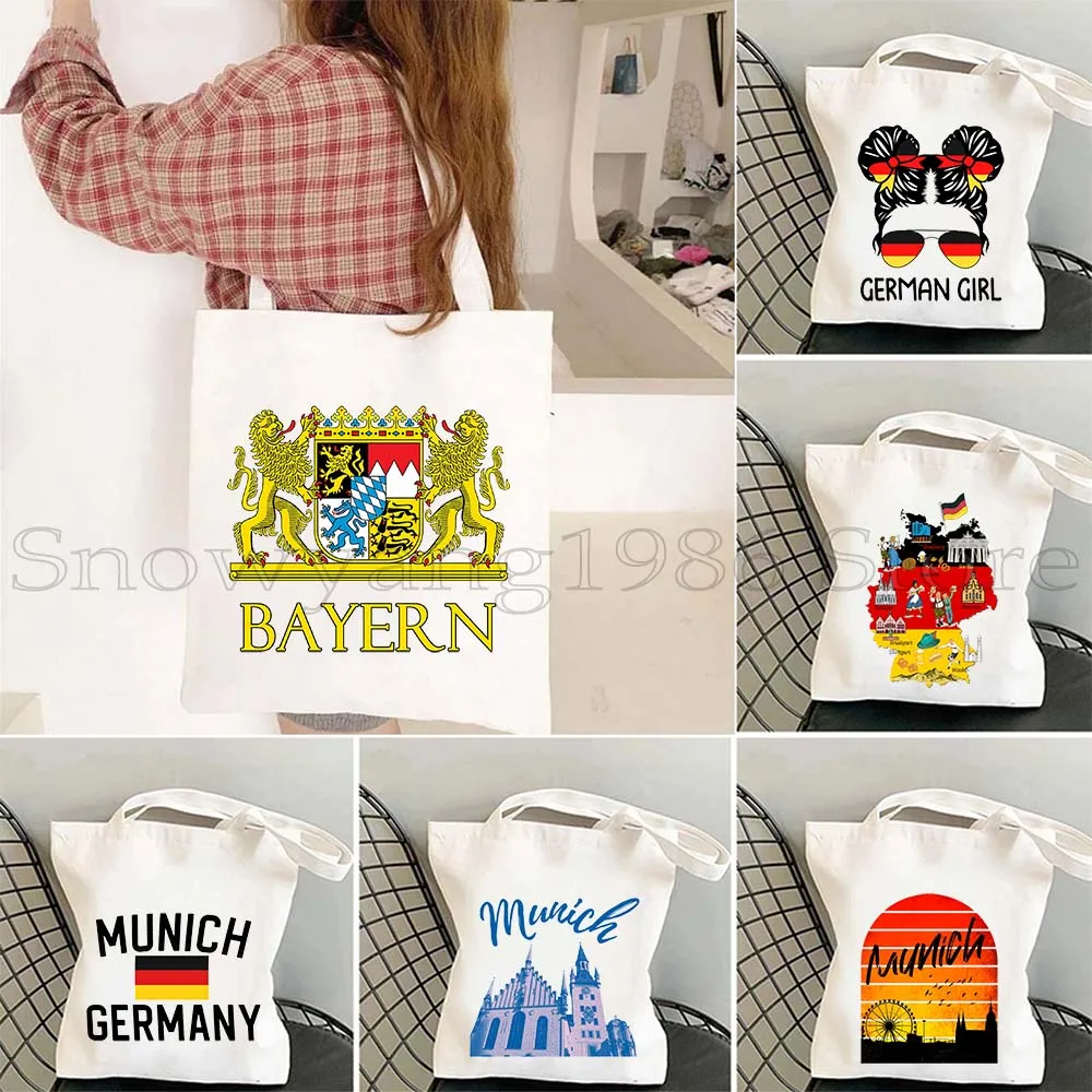 Berlin Munich Skyline Germany Map Heart Flag Coat of Arms Bavaria German Girl Landmarks Canvas Shoulder Tote Bag Shopper Handbag
Berlin Munich Skyline Germany Map Heart Flag Coat of Arms Bavaria German Girl Landmarks Canvas Shoulder Tote Bag Shopper Handbag