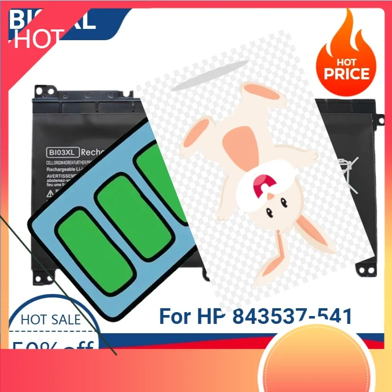 BI03XL Laptop Battery 11.55V 3615mAh for HP 843537-541 844203-850 HSTNN-UB6W PavilionX360 13-U M3-u001dx M3-u103dx 13-u003la
BI03XL Laptop Battery 11.55V 3615mAh for HP 843537-541 844203-850 HSTNN-UB6W PavilionX360 13-U M3-u001dx M3-u103dx 13-u003la