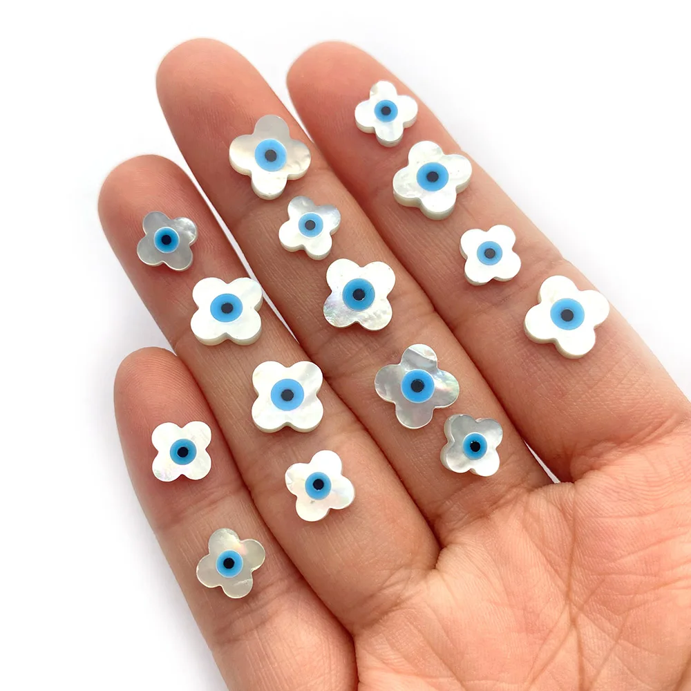 4PCS Natural Sea Shell Plum Blossom Devil's Eye Shape Small Beads 10mm Jewelry Making DIY Necklace Bracelet Punk Style
4PCS Natural Sea Shell Plum Blossom Devil's Eye Shape Small Beads 10mm Jewelry Making DIY Necklace Bracelet Punk Style