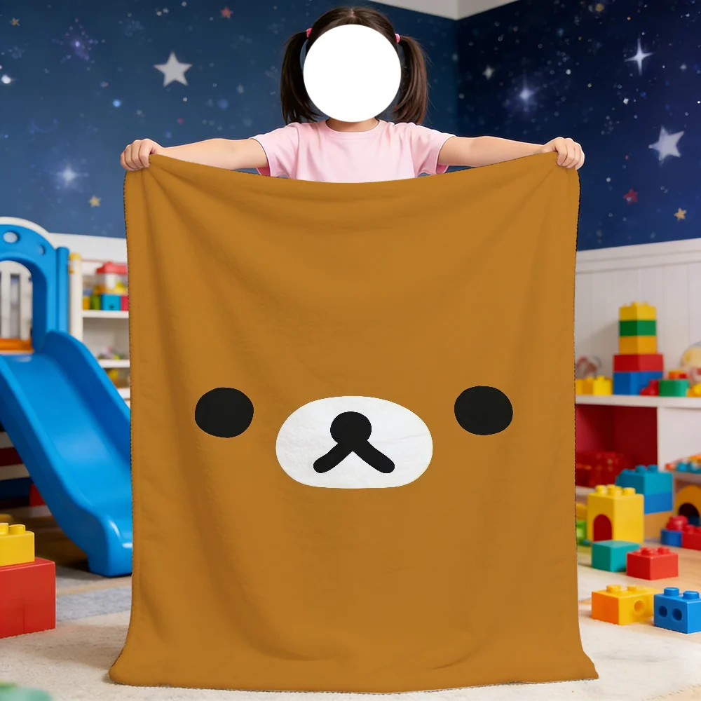 Blanket Cartoon For Soft Cute Throw Blanket R-Rilakkumas-s for Picnic Bed Sofa Home Bear Bedroom Cozy Warm Comfortable
Blanket Cartoon For Soft Cute Throw Blanket R-Rilakkumas-s for Picnic Bed Sofa Home Bear Bedroom Cozy Warm Comfortable