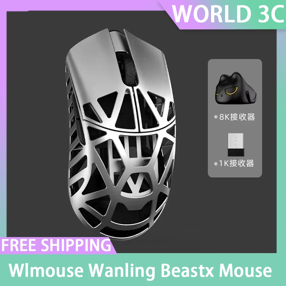Мышь Wlmouse Wanling Beastx беспроводная, из магниевого сплава, Двухрежимная, легкая, для геймеров, Esports, подарки
Мышь Wlmouse Wanling Beastx беспроводная, из магниевого сплава, Двухрежимная, легкая, для геймеров, Esports, подарки