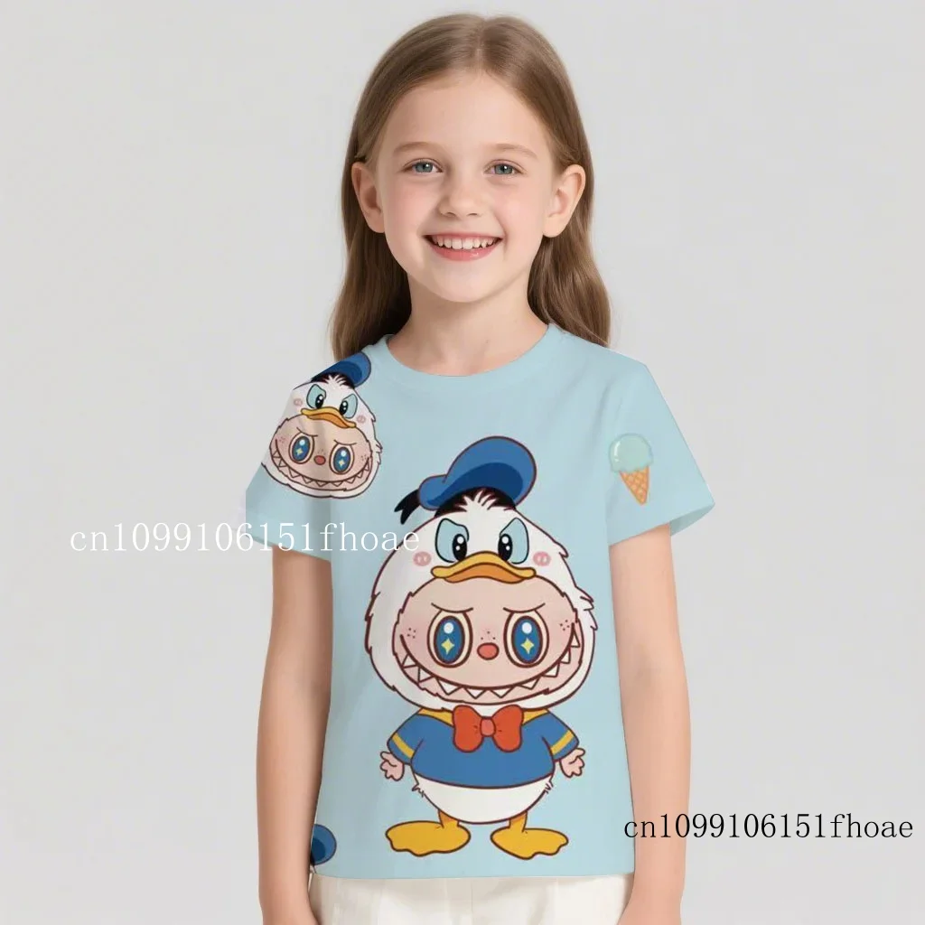 Miniso Labab Disney Donald Duck Daisy Cartoon Short-sleeved T-shirts for Women Children and That Are Versatile and Cute
Miniso Labab Disney Donald Duck Daisy Cartoon Short-sleeved T-shirts for Women Children and That Are Versatile and Cute