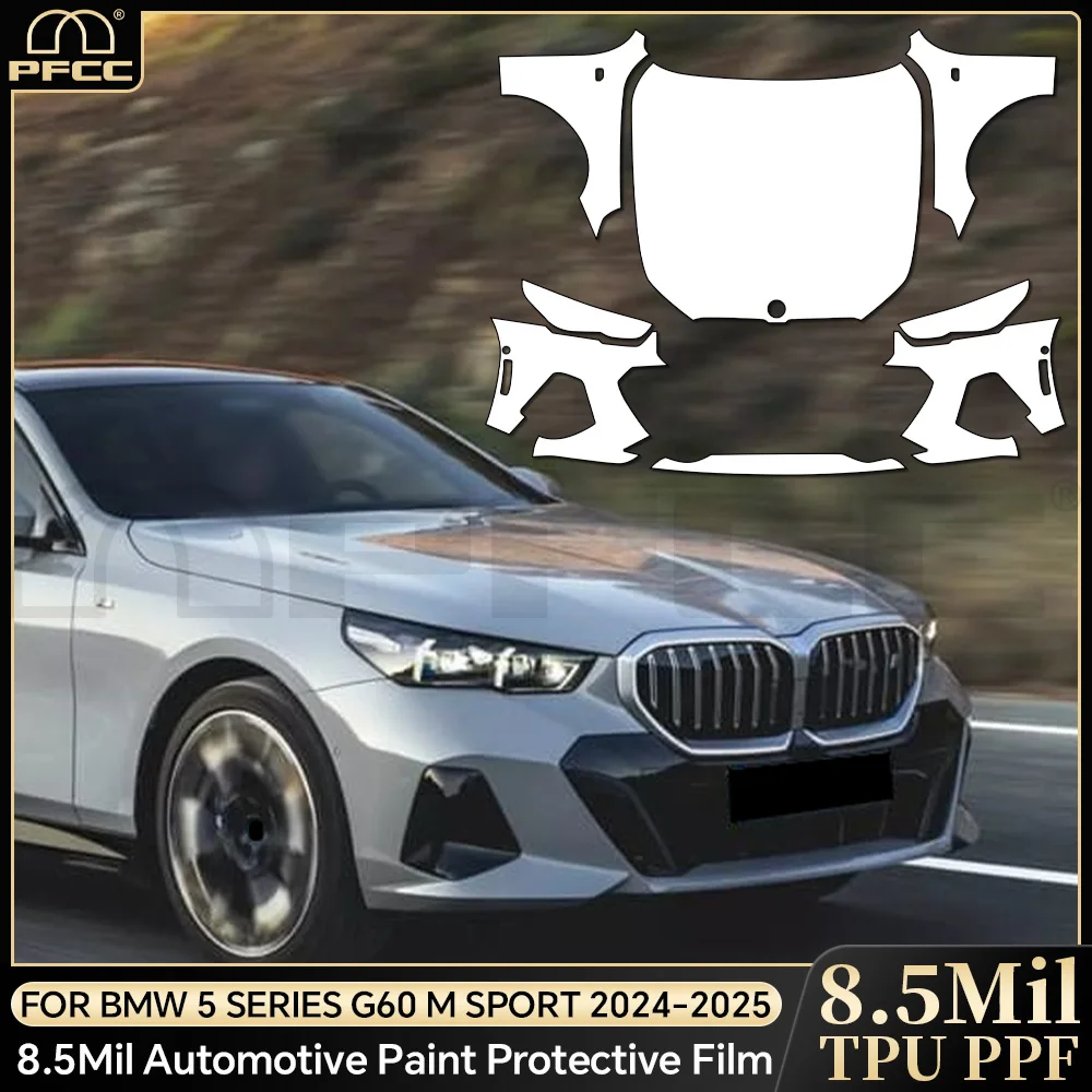 For BMW 5 Series G60 2024 2025 M Sport TPU Paint Protection Film Anti-scratch Car Body Clear Bra Pre-cut PPF Resistant Invisible
For BMW 5 Series G60 2024 2025 M Sport TPU Paint Protection Film Anti-scratch Car Body Clear Bra Pre-cut PPF Resistant Invisible