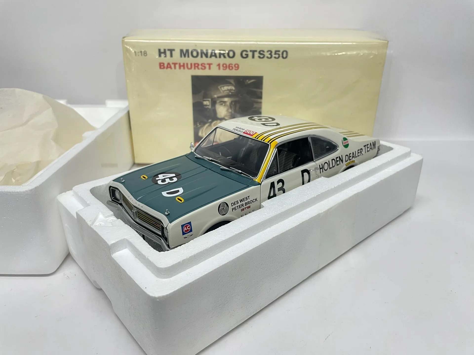 Autoart 1:18 HT Monaro GTS350 #43 Simulation Limited Edition All Open Alloy Metal Static Car Model Toy Gift
Autoart 1:18 HT Monaro GTS350 #43 Simulation Limited Edition All Open Alloy Metal Static Car Model Toy Gift