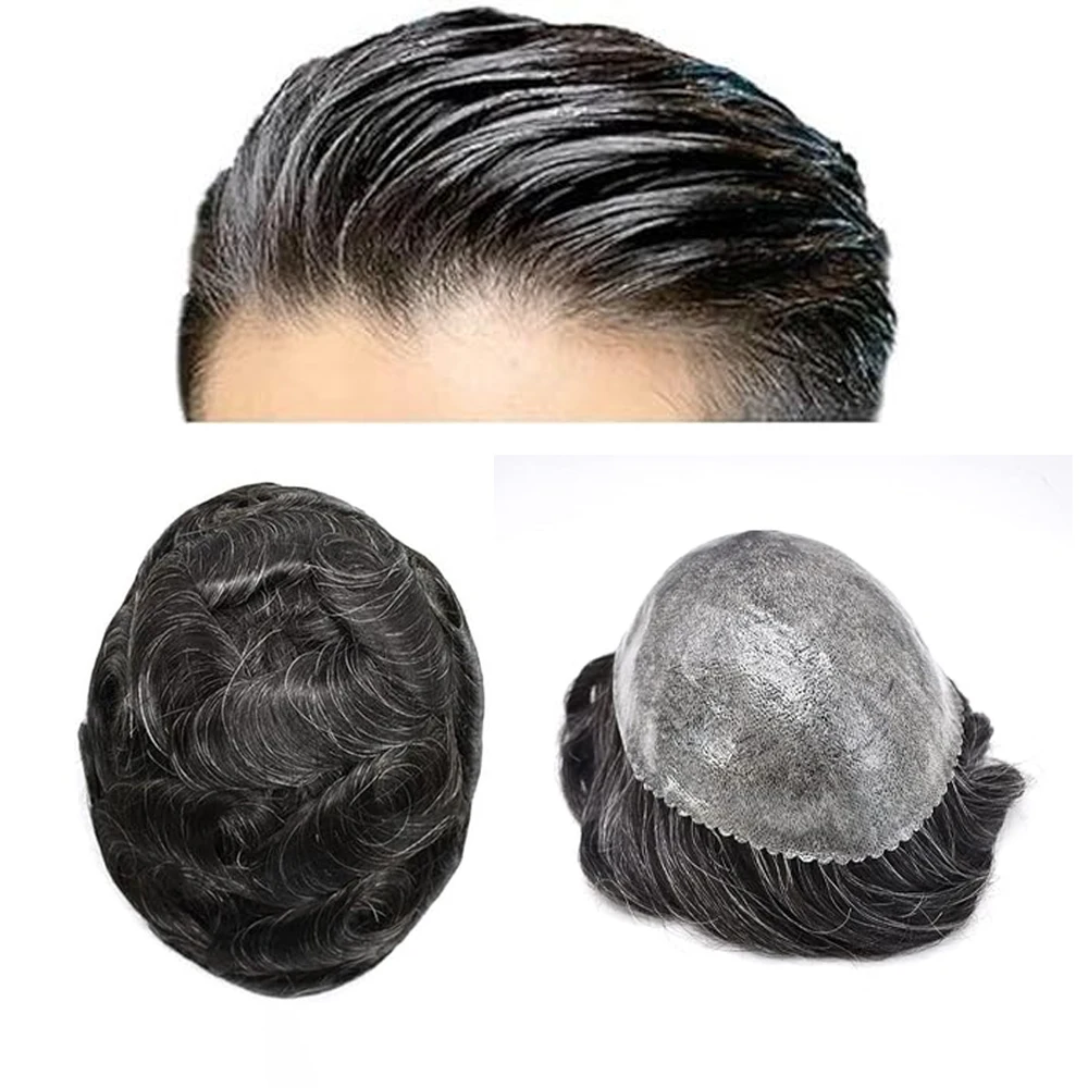 【TIMIA】Men's wig Thin Wig PU injection human hair piece system #1B10 Toupee Natural Wave Invisible Skin Men's Hairpiece
【TIMIA】Men's wig Thin Wig PU injection human hair piece system #1B10 Toupee Natural Wave Invisible Skin Men's Hairpiece