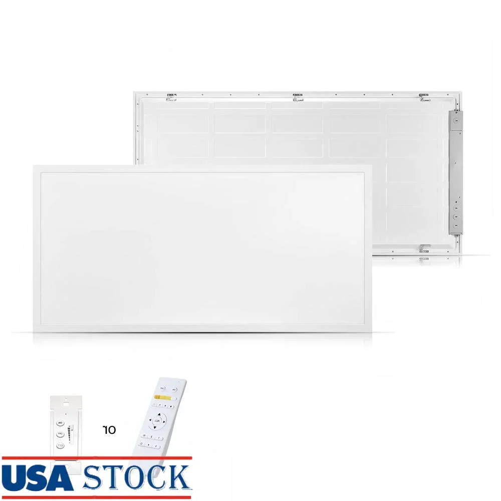 Dimmable 2x4 LED Flat Panel Light 50W 6500LM 3000K-5000K Color Selectable 2.4G Wireless Control T-Bar Ceiling Mount
Dimmable 2x4 LED Flat Panel Light 50W 6500LM 3000K-5000K Color Selectable 2.4G Wireless Control T-Bar Ceiling Mount