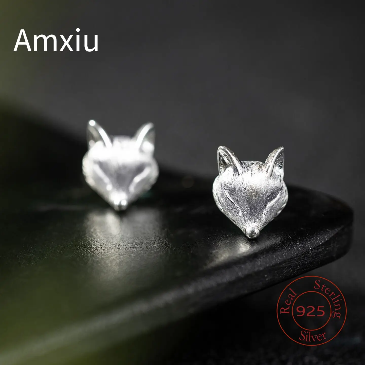 Amxiu Sterling Silver S925 Silver Simple Fashion Brushed Fox Earrings for Women, Personalized Cute Animal Ear Jewelry
Amxiu Sterling Silver S925 Silver Simple Fashion Brushed Fox Earrings for Women, Personalized Cute Animal Ear Jewelry