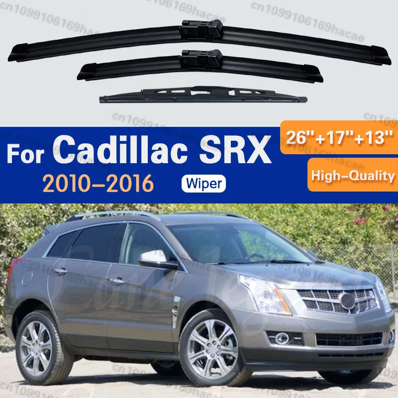 For Cadillac SRX 2010 - 2016 2010 2011 2012 2013 2014 2015 2016 Front Rear Wiper Blades Brushes Cutter Accessories 26"+17"+13"
For Cadillac SRX 2010 - 2016 2010 2011 2012 2013 2014 2015 2016 Front Rear Wiper Blades Brushes Cutter Accessories 26"+17"+13"