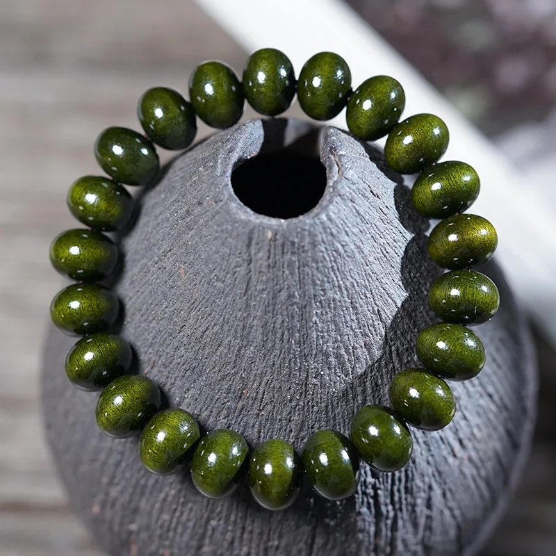 Jinsinan Green Abacus Bead Single Ring Bracelet, Buddha Bead Men's and Women's Lucky Bracelet, Jewelry.
Jinsinan Green Abacus Bead Single Ring Bracelet, Buddha Bead Men's and Women's Lucky Bracelet, Jewelry.