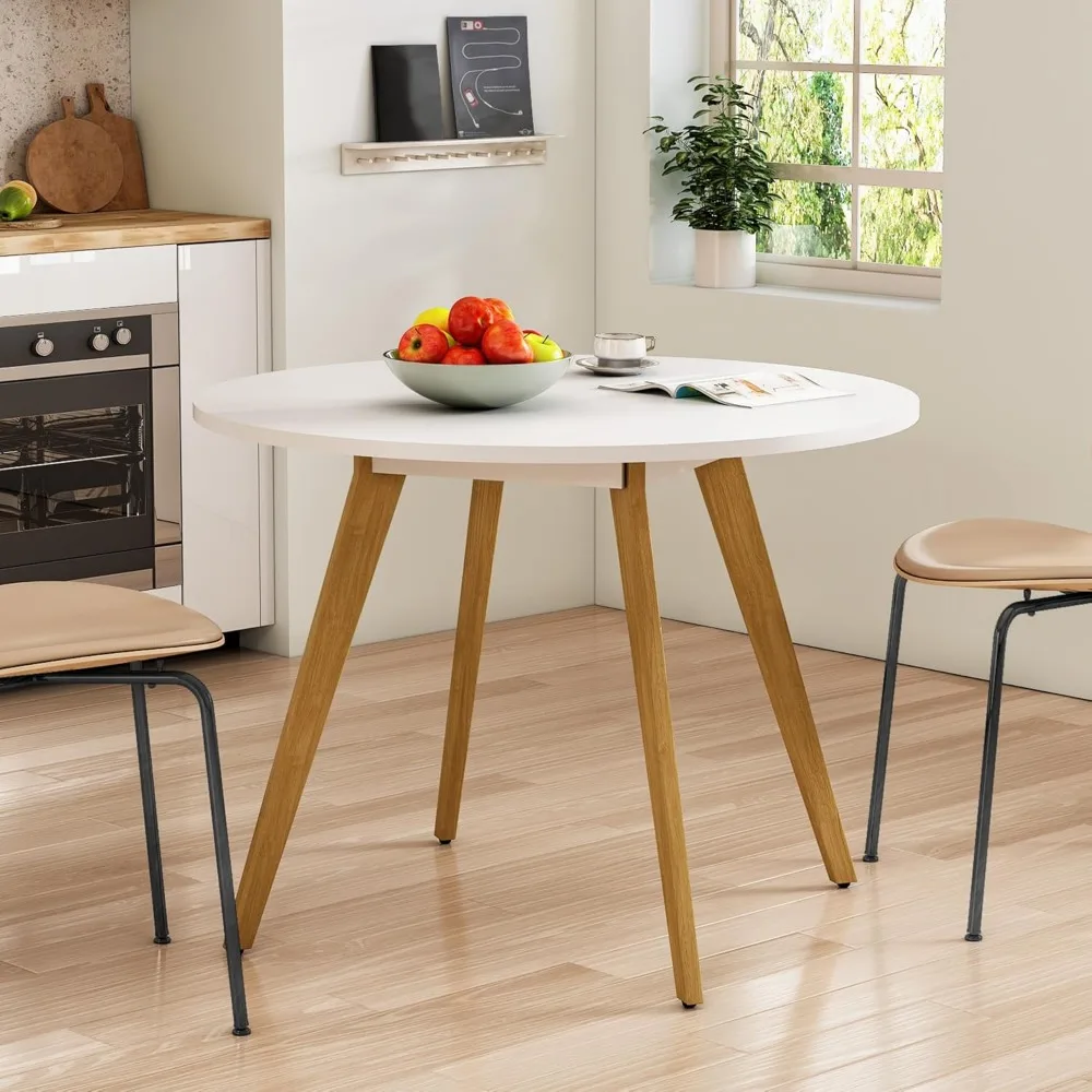 Dining Table, Kitchen Table with Soild Wooden Legs Mid Century Modern Table for Dinning Room, Living Room (31.5" W x 31.5" D x 3
Dining Table, Kitchen Table with Soild Wooden Legs Mid Century Modern Table for Dinning Room, Living Room (31.5" W x 31.5" D x 3
