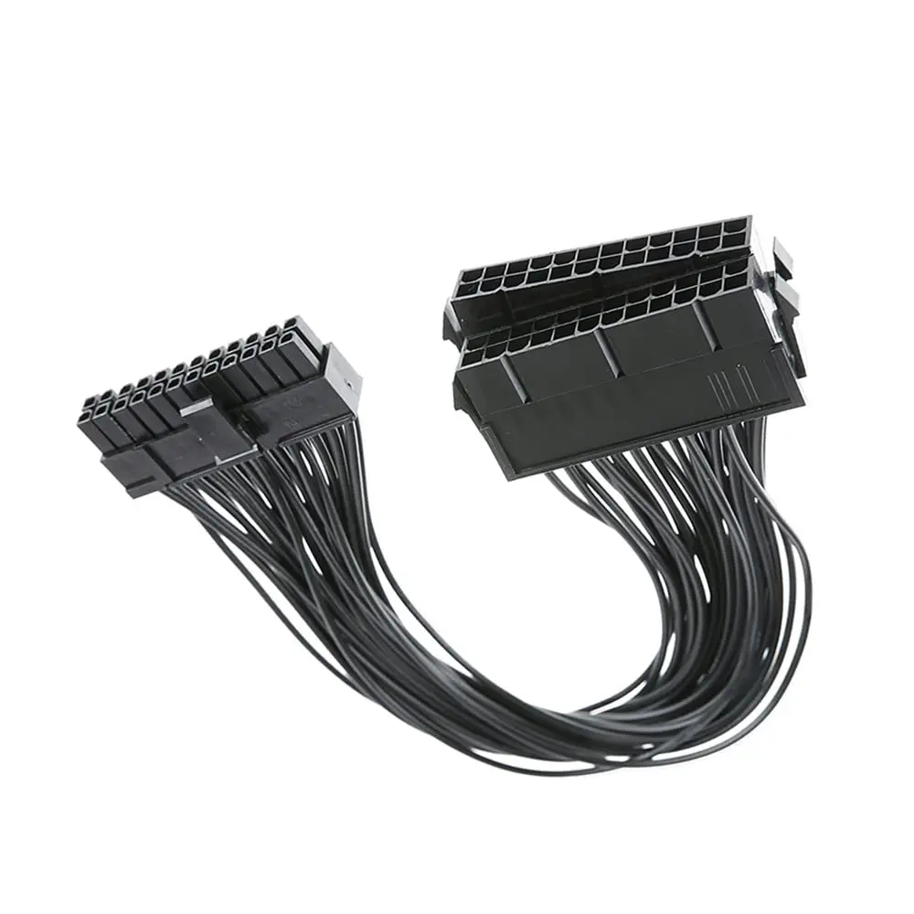 1x 24-контактный штекер-двойной женский кабель-адаптер питания для материнской платы ПК ATX
1x 24-контактный штекер-двойной женский кабель-адаптер питания для материнской платы ПК ATX
