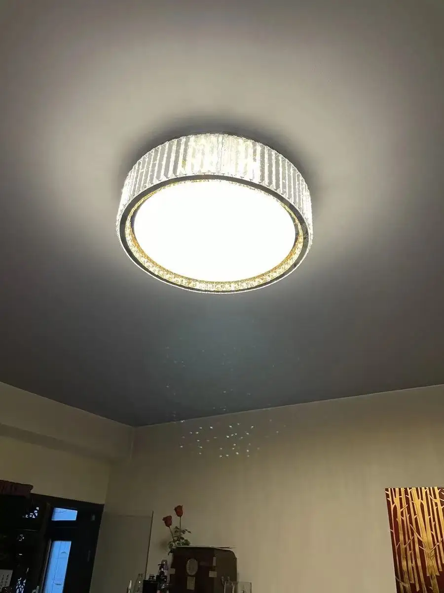 Light Luxury Crystal Ceiling Light Modern K9 LED Flush Mount Chandelier Living Room Bedroom Nursery Dining Room Home Decor
Light Luxury Crystal Ceiling Light Modern K9 LED Flush Mount Chandelier Living Room Bedroom Nursery Dining Room Home Decor