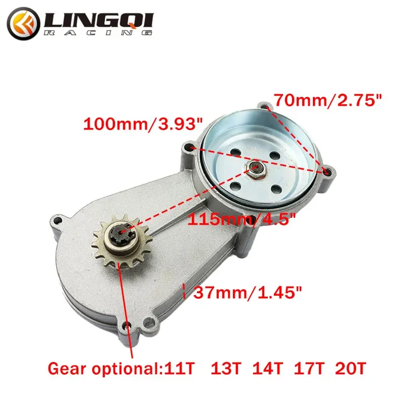 LYNNCHI Motorcycle 20T 17T 14T 13T 11T Tooth Transmission Reduction Gear Box For 47CC 49CC 2-Stroke Mini Motor ATV Quad Kart
LYNNCHI Motorcycle 20T 17T 14T 13T 11T Tooth Transmission Reduction Gear Box For 47CC 49CC 2-Stroke Mini Motor ATV Quad Kart