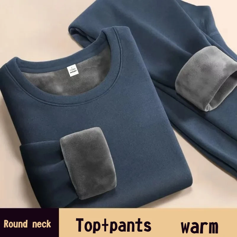 Men's Thermal Underwear Set Fce Lined Thin Casual Warmth Base Layer T-irt And Long Pants Polyester Winter Clothes
Men's Thermal Underwear Set Fce Lined Thin Casual Warmth Base Layer T-irt And Long Pants Polyester Winter Clothes