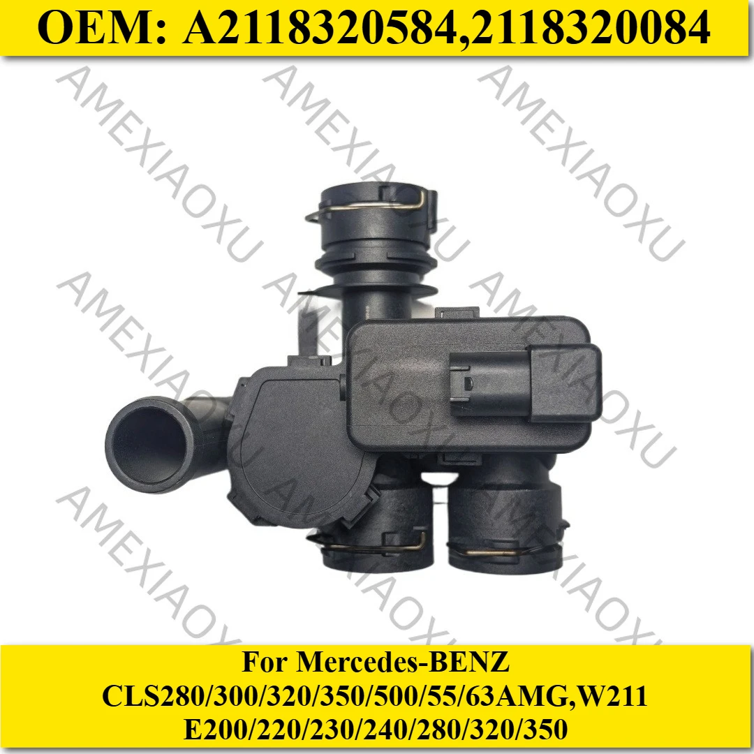 Heater Control Valve A2118320584,2118320084 For Mercedes-BENZ CLS280/300/320/350/500/55/63AMG,W211 E200/220/230/240/280/320/350
Heater Control Valve A2118320584,2118320084 For Mercedes-BENZ CLS280/300/320/350/500/55/63AMG,W211 E200/220/230/240/280/320/350