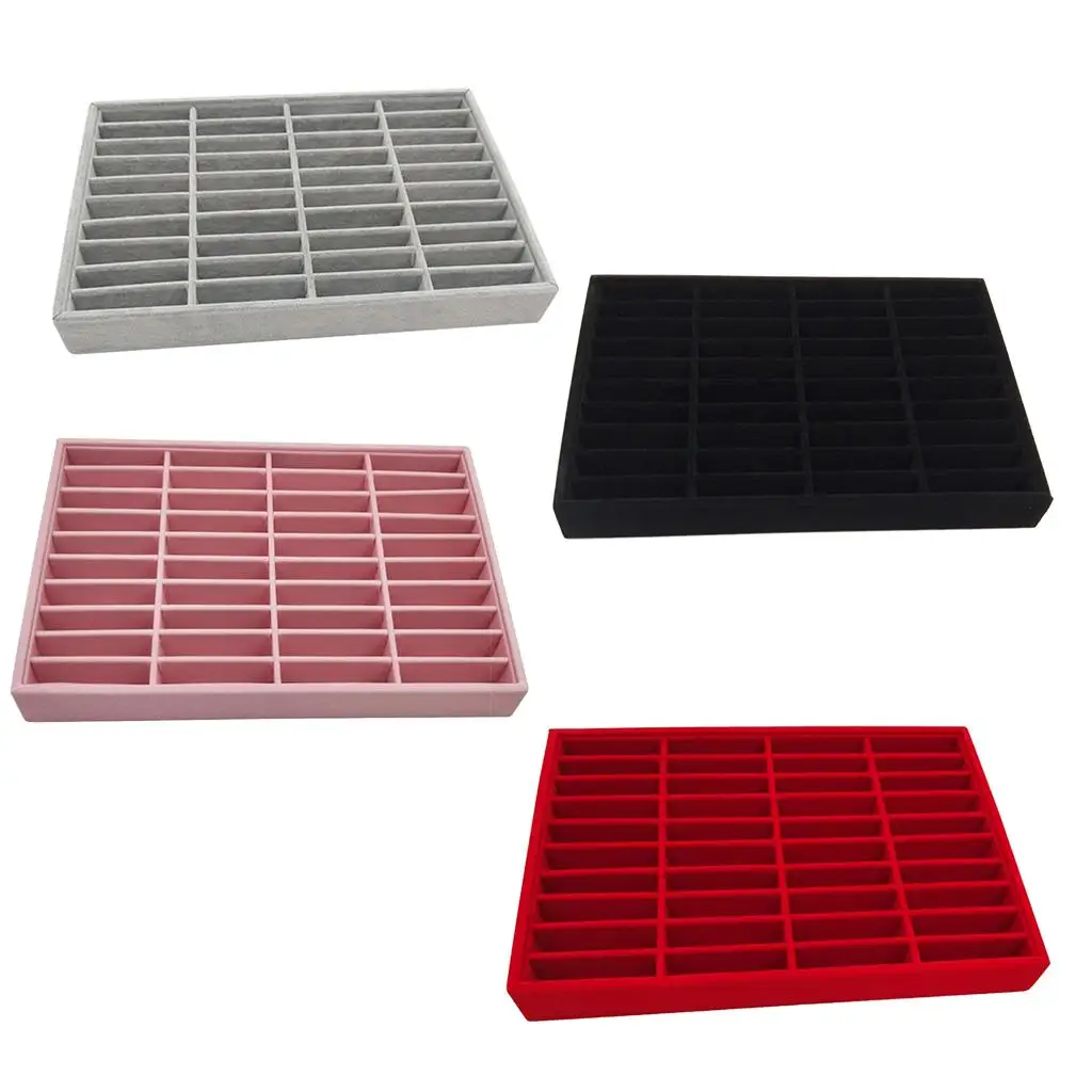 Bangle Bracelet Organizer Tray Jewelry Display Case with 40 Slot Grids Velvet Storage for Retail Exhibitor and Women
Bangle Bracelet Organizer Tray Jewelry Display Case with 40 Slot Grids Velvet Storage for Retail Exhibitor and Women