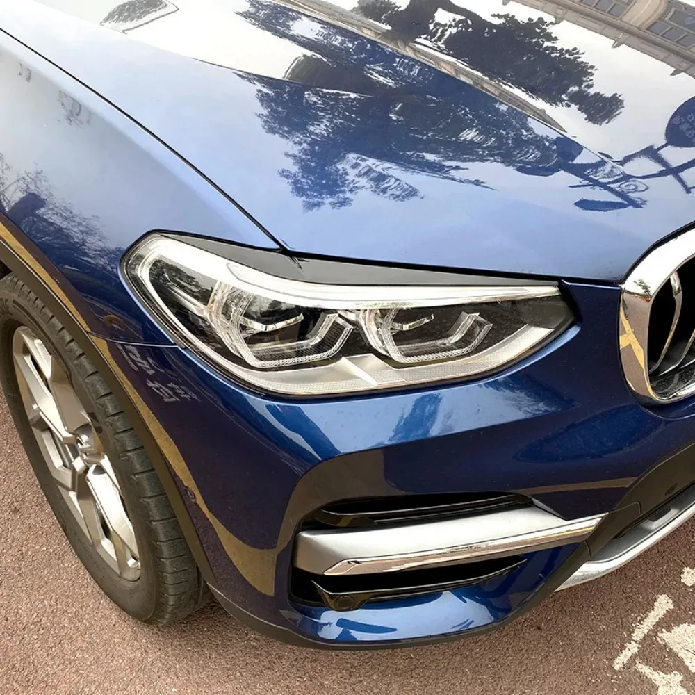 ABS Glossy black/Carbon look Car Front Headlight Eyebrow Eyelids Stickers For BMW X3 X4 G01 G02 2018+
ABS Glossy black/Carbon look Car Front Headlight Eyebrow Eyelids Stickers For BMW X3 X4 G01 G02 2018+