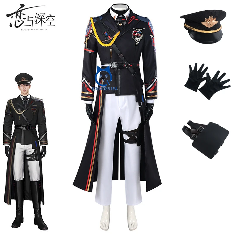 Game Love and Deepspace Xia Yizhou Cosplay Costume New Suit Black Captain Uniform for Women Men Full Set Halloween Role Play
Game Love and Deepspace Xia Yizhou Cosplay Costume New Suit Black Captain Uniform for Women Men Full Set Halloween Role Play