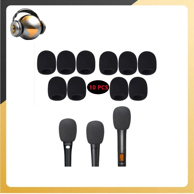 10pcs Microphone Foam Covers Protector Thickened Handheld Stage Mic Windscreen High-density Sponge Foam Filter Case Cover Kit
10pcs Microphone Foam Covers Protector Thickened Handheld Stage Mic Windscreen High-density Sponge Foam Filter Case Cover Kit