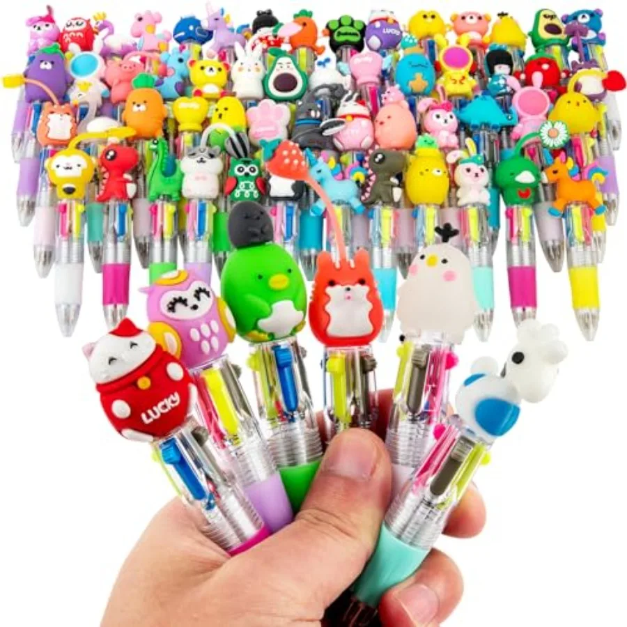60-Pack Multicolor Pen in One - Cute Pens for - 4-in-1 Ballpoint Pens, Perfect for Birthday 's Party Favors, Classroom Prizes S
60-Pack Multicolor Pen in One - Cute Pens for - 4-in-1 Ballpoint Pens, Perfect for Birthday 's Party Favors, Classroom Prizes S