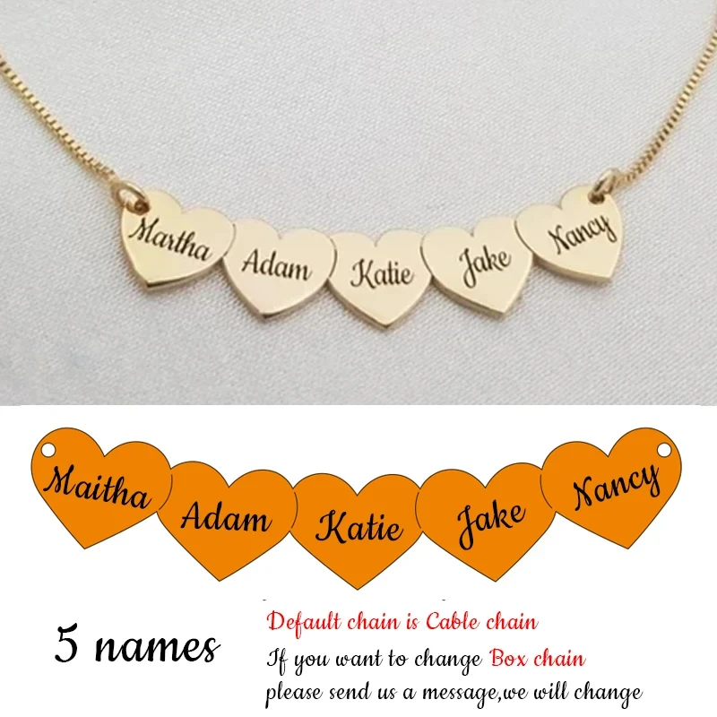 Изящное ожерелье с подвеской в форме сердца из нержавеющей стали по индивидуальному заказу, индивидуальное имя с лазерной гравировкой, ювелирные изделия для женщин, подарки на Новый год на заказ
Изящное ожерелье с подвеской в форме сердца из нержавеющей стали по индивидуальному заказу, индивидуальное имя с лазерной гравировкой, ювелирные изделия для женщин, подарки на Новый год на заказ